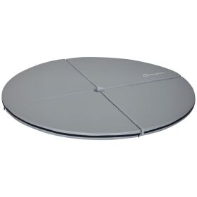 Pole Dance Mat, 2"T x 5'W Folding Pole Crash Mat for Home, Lightweight and Foldable, Gray