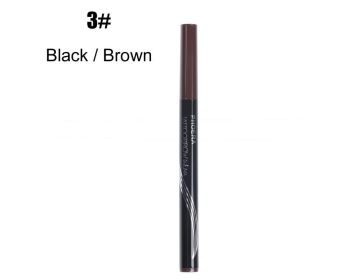 New Long Lasting Ultra-Fine Four-Comb Eyebrow Pencil (Option: Brown)