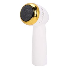 Electric Foot Grinder Vacuum Foot Grinding Machine Exfoliating Dead Skin Callus Remover Foot Care (Option: White)