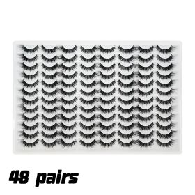 3D False Eyelashes Are Multi-layered, Realistic, Soft And Comfortable (Option: Black)