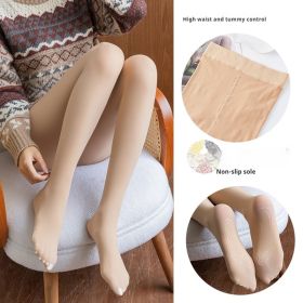 Steel Wire Stocking Women's Sexy Black Not Rotten Flesh Color Durable Anti-snagging (Option: Skin Color-Average Size)